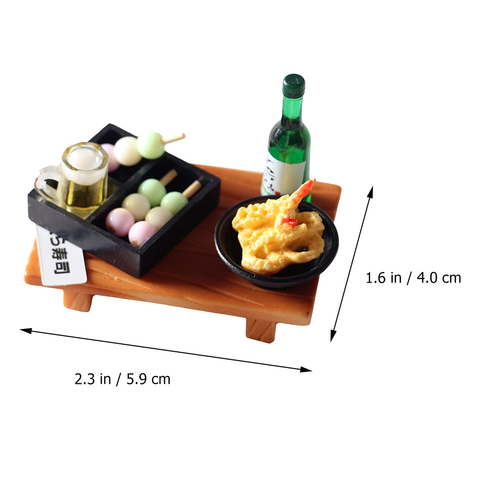 3Pcs Mini Sushi Realistic Deco - Japanese Lifestyle Food review and price