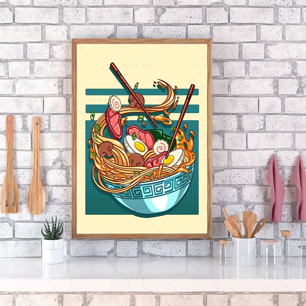 Japanese Style Poster Kitchen  - Japanese Lifestyle Food review and price